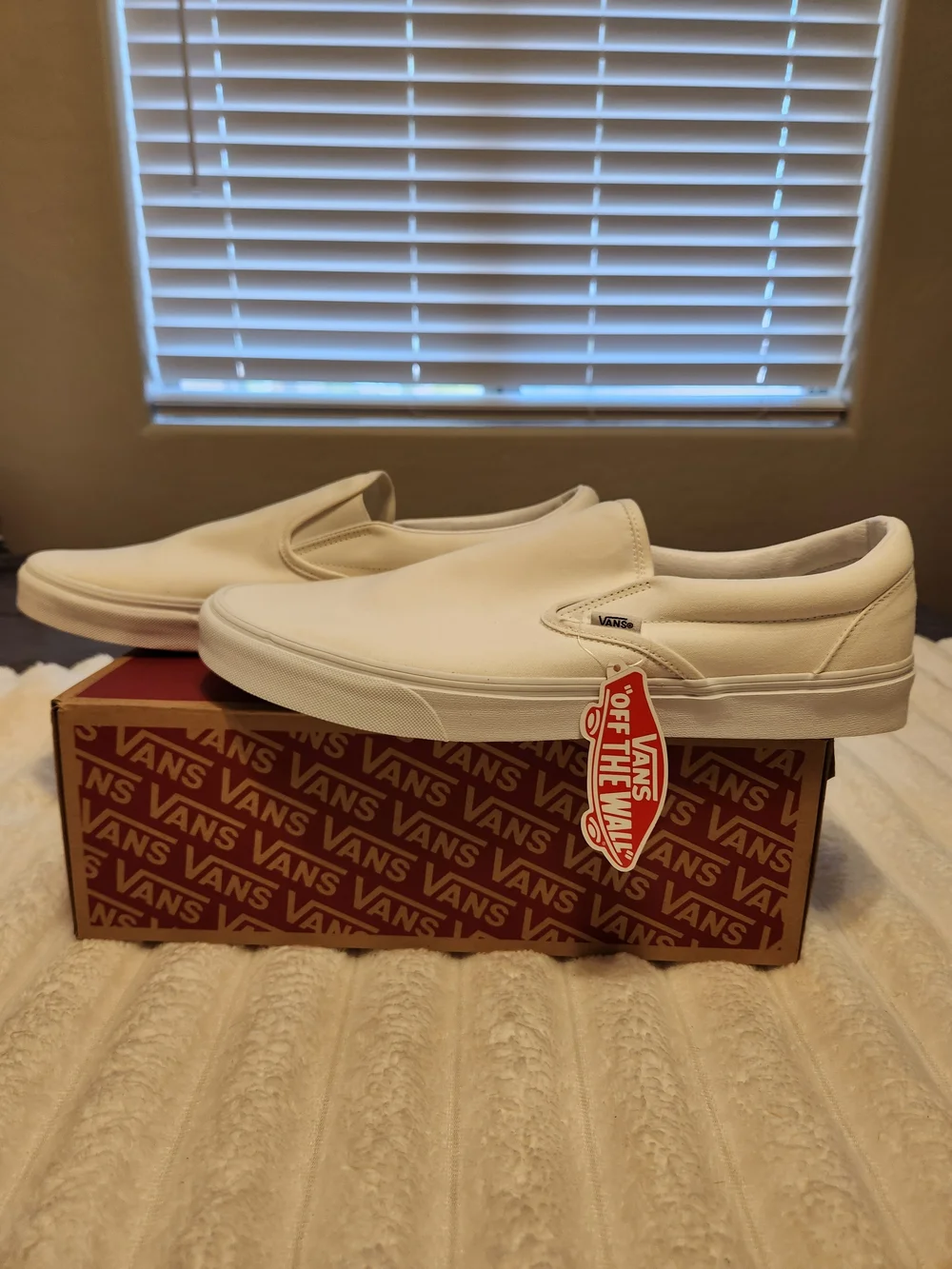 Vans Classic Slip-On Men's Shoes in White